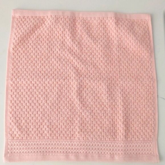 New Without Tags Wabasso Pink 100% Cotton Wash Towel - Picture 4 of 8